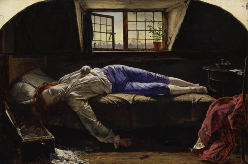 Henry Wallis - Chatterton (1856)